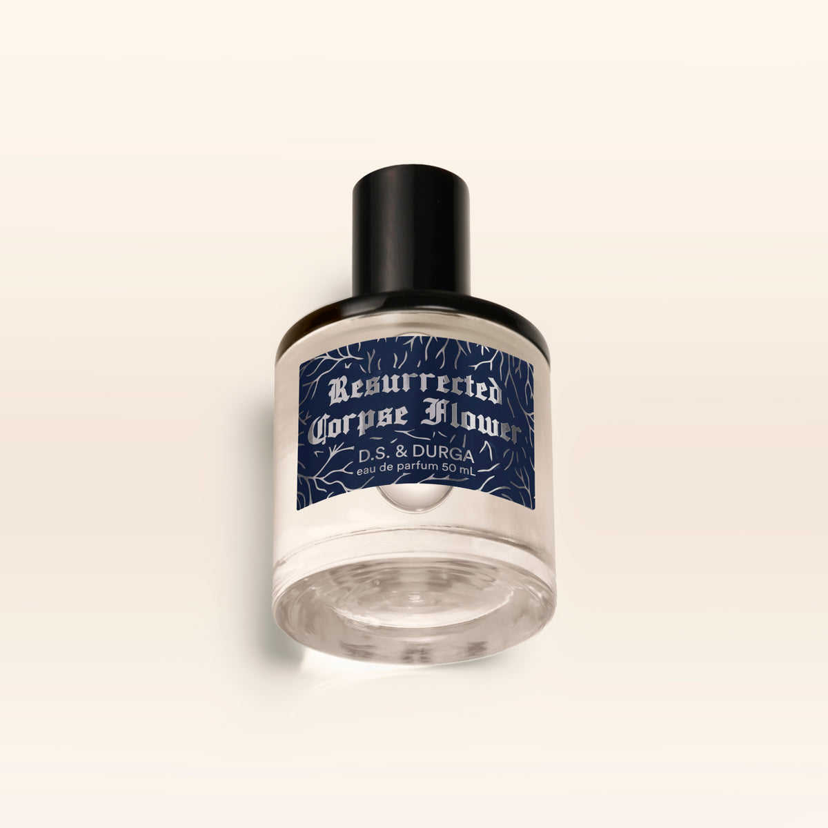 A 50 mL bottle of Resurrected Corpse Flower perfume