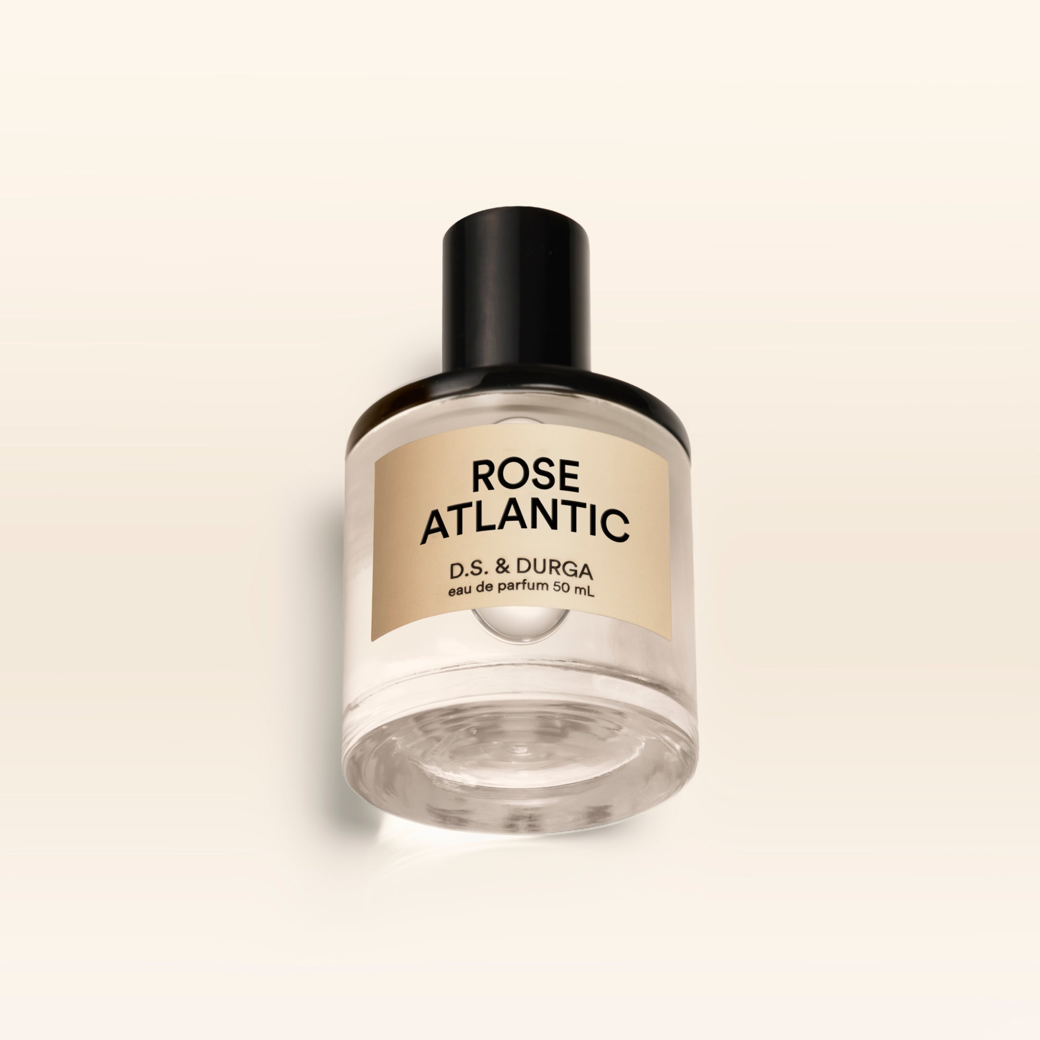 A 50 mL bottle of Rose Atlantic perfume