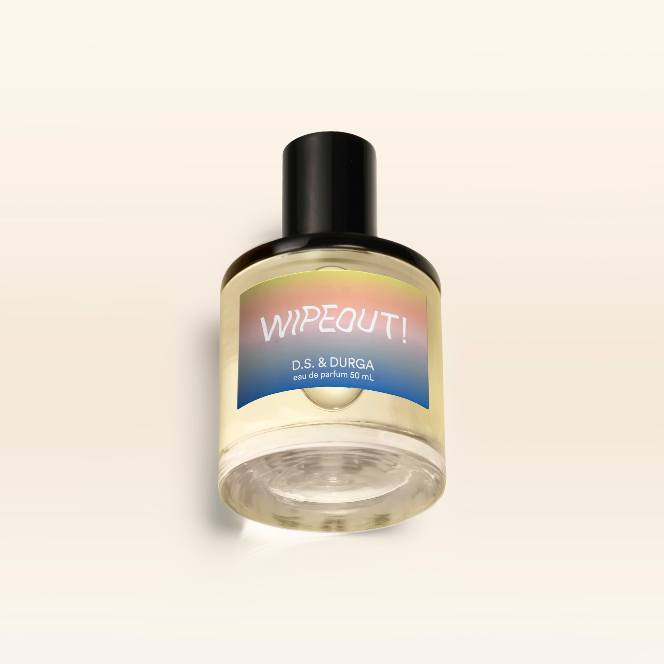 A 50 mL bottle of Wipeout! perfume