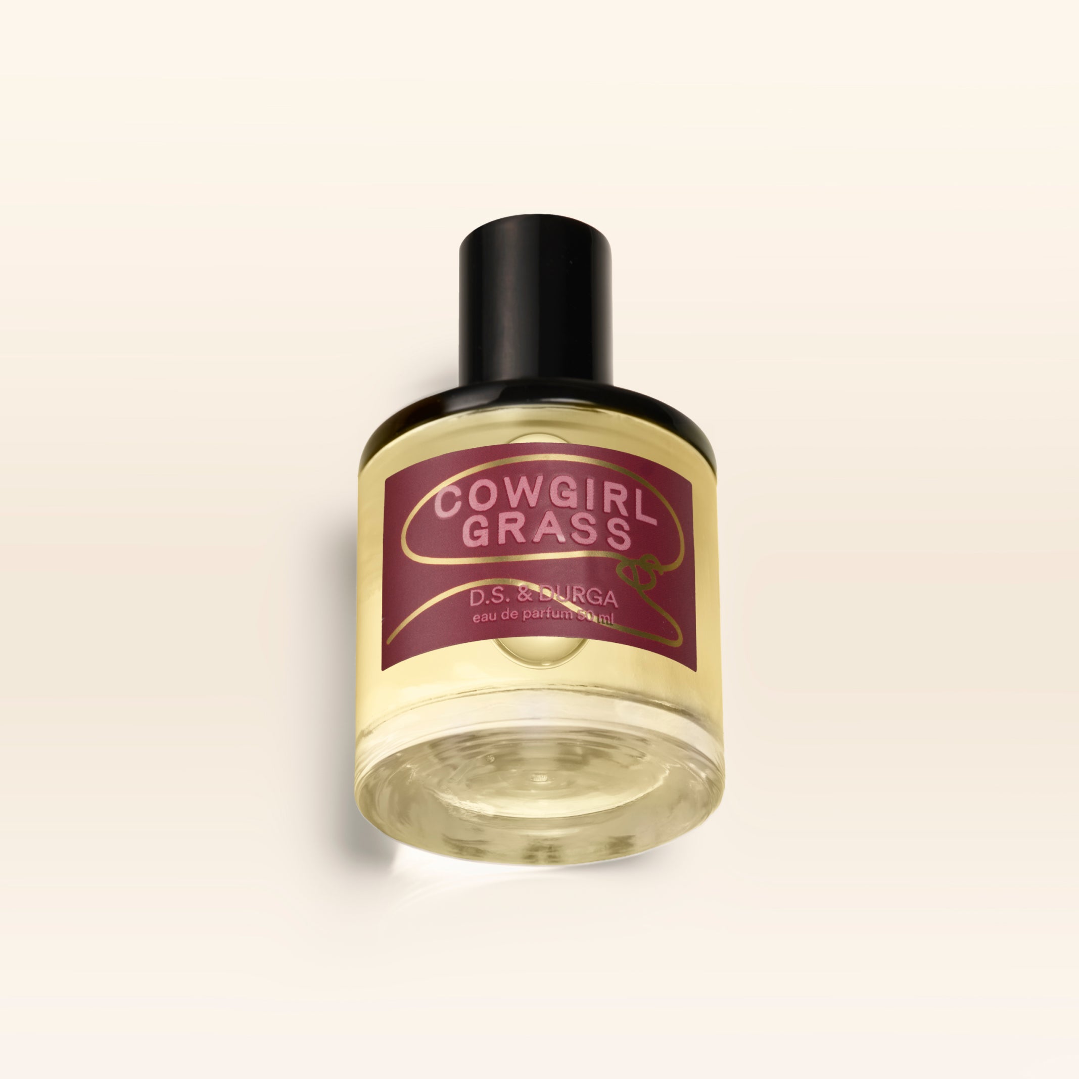 A 50 mL bottle of Cowgirl Grass perfume