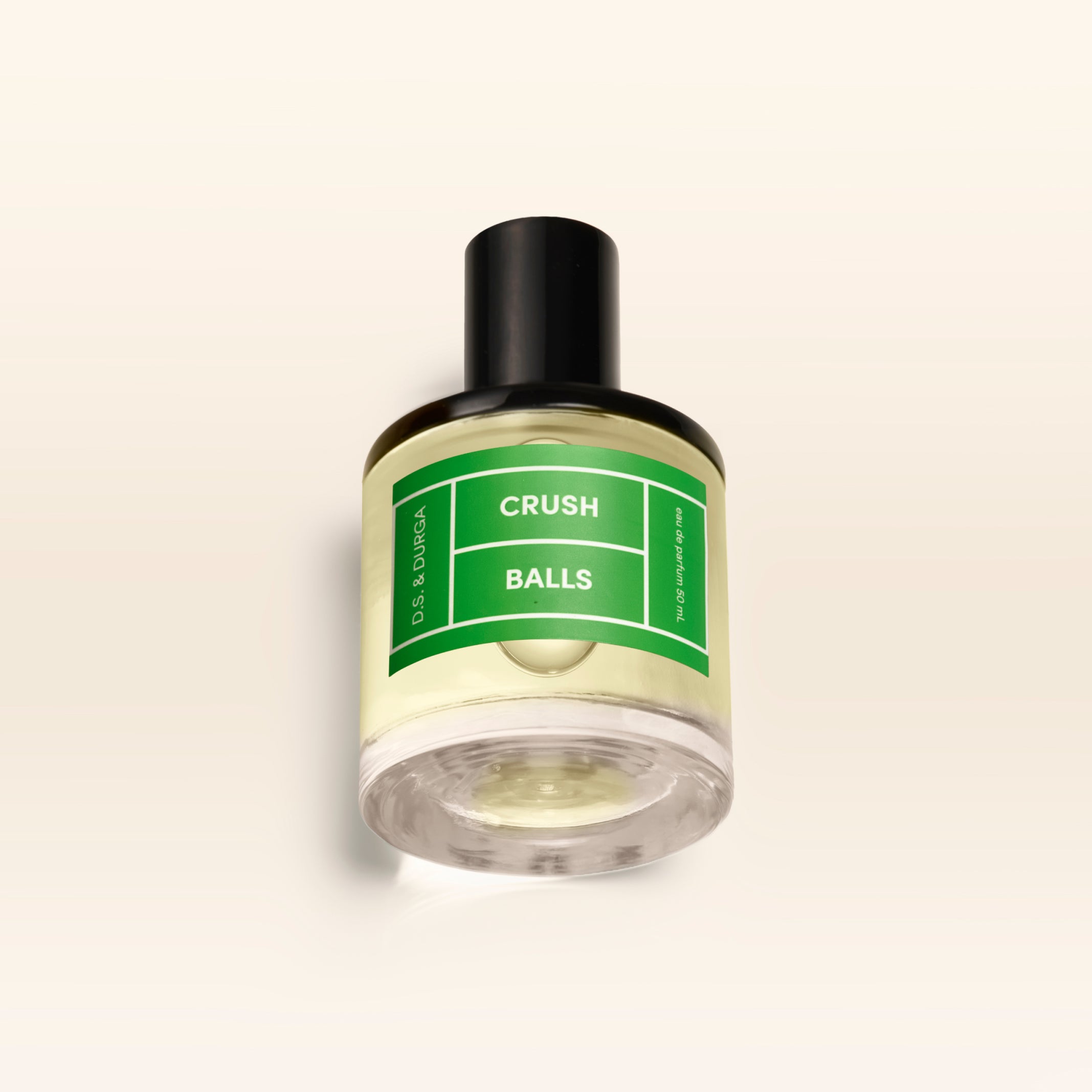 A 50 mL bottle of Crush Balls perfume