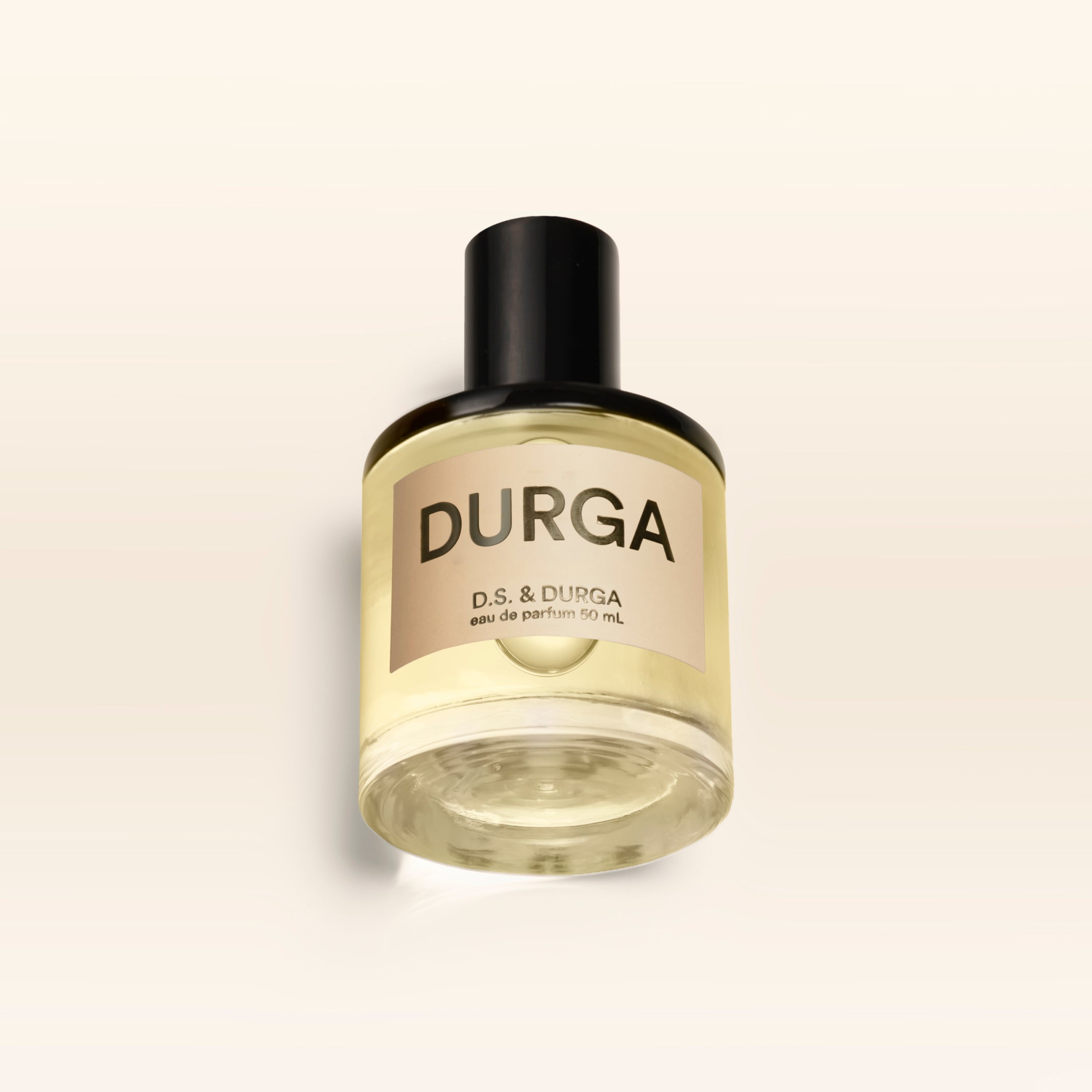 A 50 mL bottle of Durga perfume