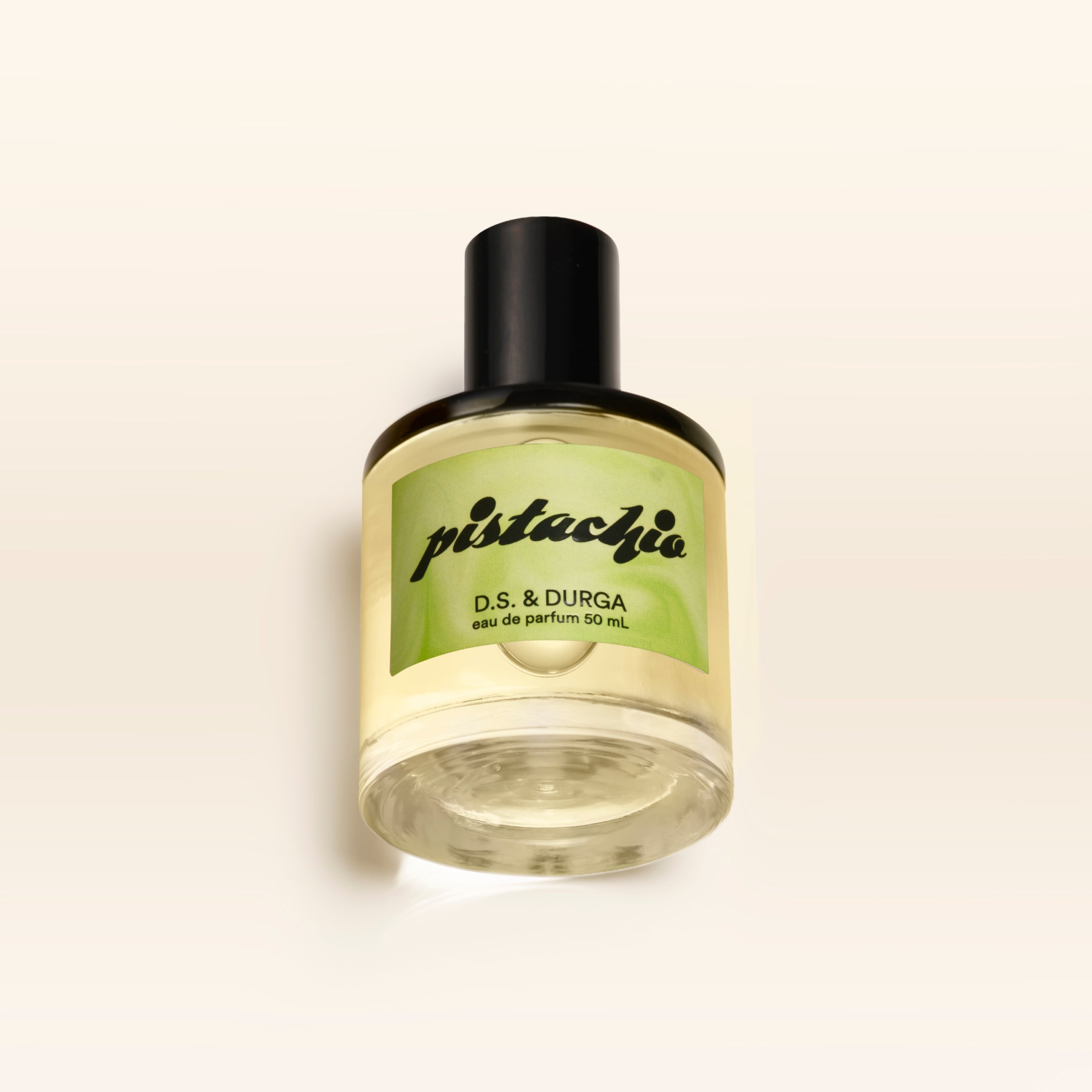 A 50 mL bottle of Pistachio perfume
